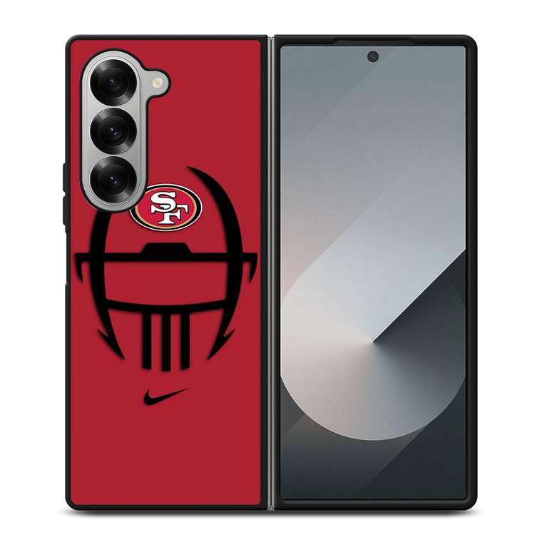 SAN FRANCISCO 49ERS HELMET Samsung Galaxy Z Fold 6 Case Cover SAN FRANCISCO 49ERS HELMET Samsung Galaxy Z Fold 6 Case Cover