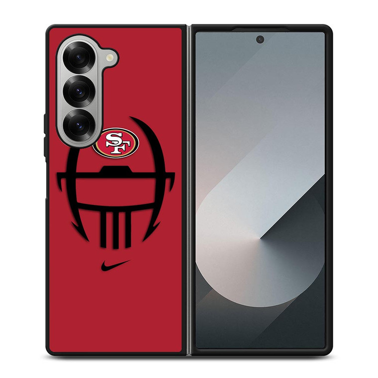 SAN FRANCISCO 49ERS NFL NIKE Samsung Galaxy Z Fold 6 Case Cover SAN FRANCISCO 49ERS NFL NIKE Samsung Galaxy Z Fold 6 Case Cover