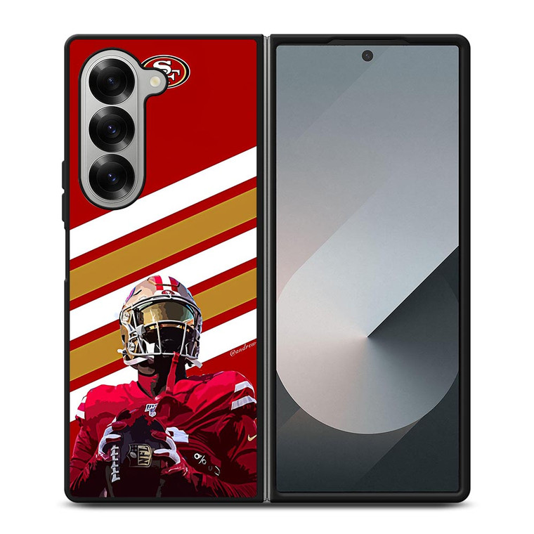 San Francisco 49ers STRIPS NFL Samsung Galaxy Z Fold 6 Case Cover San Francisco 49ers STRIPS NFL Samsung Galaxy Z Fold 6 Case Cover