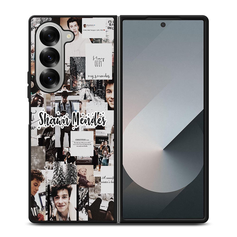 SHAWN MENDES COLLAGE Samsung Galaxy Z Fold 6 Case Cover SHAWN MENDES COLLAGE Samsung Galaxy Z Fold 6 Case Cover
