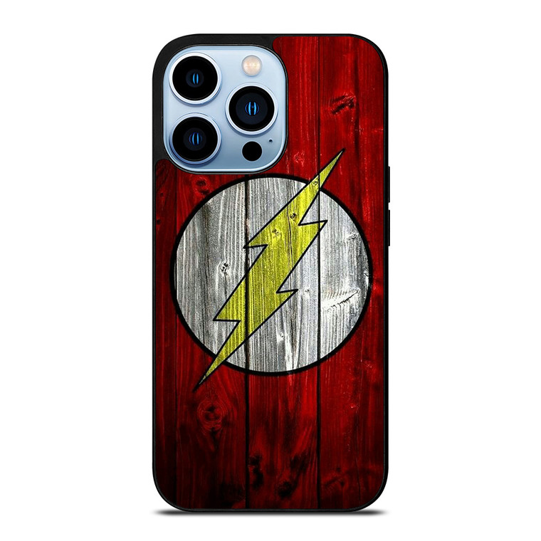 THE FLASH WOODEN iPhone 13 Pro Max Case