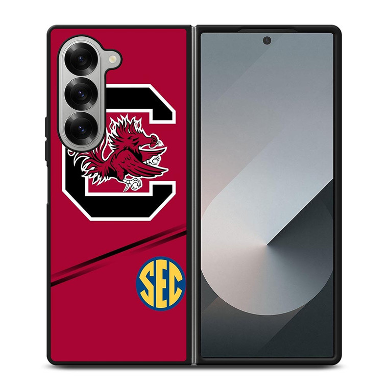 SOUTH CAROLINA GAMECOCKS NFL Samsung Galaxy Z Fold 6 Case Cover SOUTH CAROLINA GAMECOCKS NFL Samsung Galaxy Z Fold 6 Case Cover