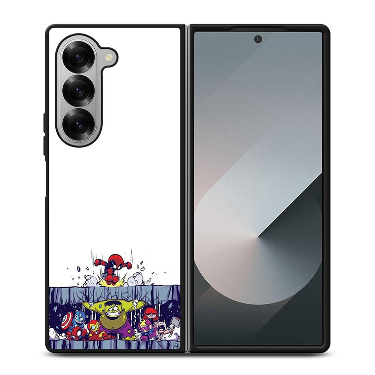 SPIDERMAN VS ALL MARVEL HEROES KAWAII Samsung Galaxy Z Fold 6 Case Cover SPIDERMAN VS ALL MARVEL HEROES KAWAII Samsung Galaxy Z Fold 6 Case Cover