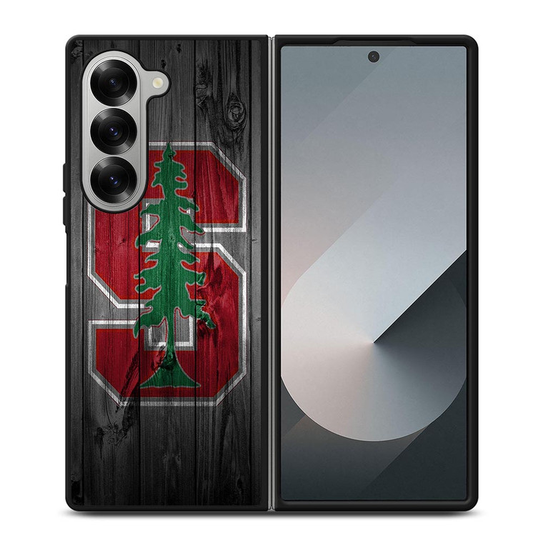 STANFORD CARDINAL WOODEN LOGO Samsung Galaxy Z Fold 6 Case Cover STANFORD CARDINAL WOODEN LOGO Samsung Galaxy Z Fold 6 Case Cover