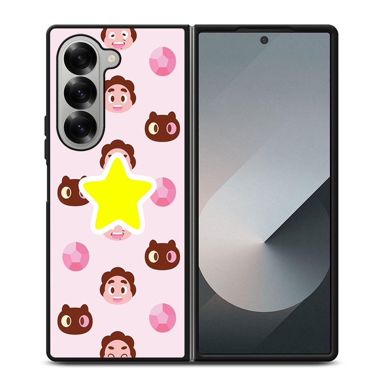 STEVEN UNIVERSE STAR COLLAGE Samsung Galaxy Z Fold 6 Case Cover STEVEN UNIVERSE STAR COLLAGE Samsung Galaxy Z Fold 6 Case Cover