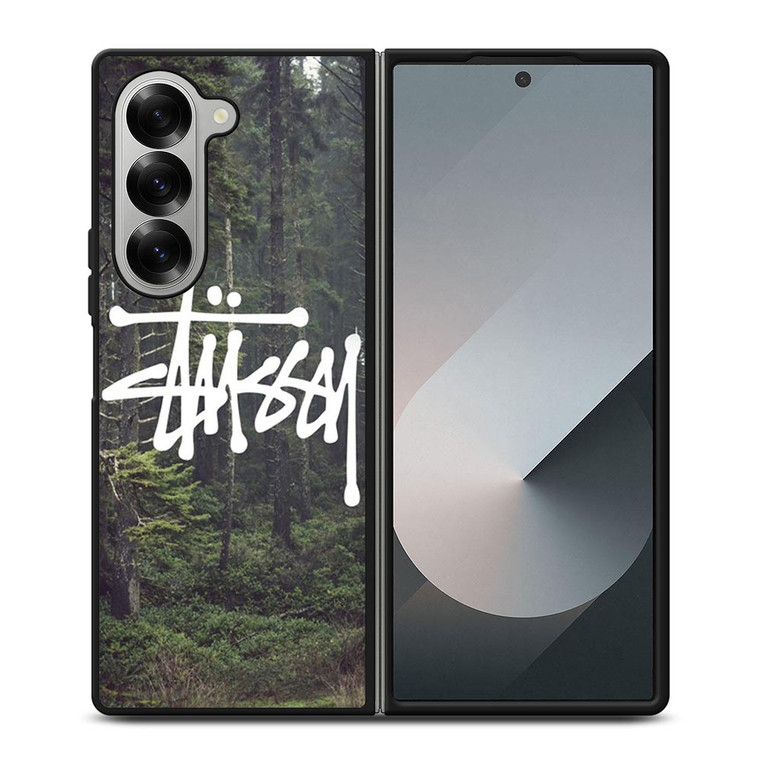 STUSSY SPOOKY FOREST LOGO Samsung Galaxy Z Fold 6 Case Cover STUSSY SPOOKY FOREST LOGO Samsung Galaxy Z Fold 6 Case Cover