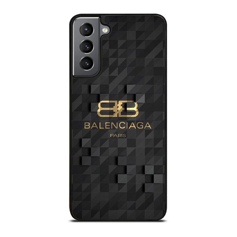 BALENCIAGA BLACK CUBE LOGO Samsung Galaxy S21 Plus Case