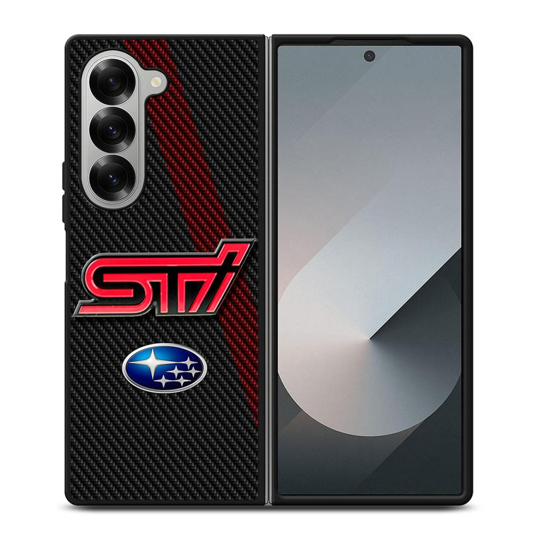 SUBARU STI CARBON LOGO Samsung Galaxy Z Fold 6 Case Cover