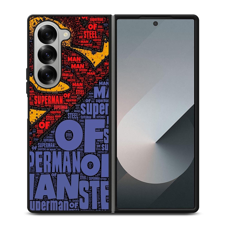 SUPERMAN LOGO ART WALL Samsung Galaxy Z Fold 6 Case Cover
