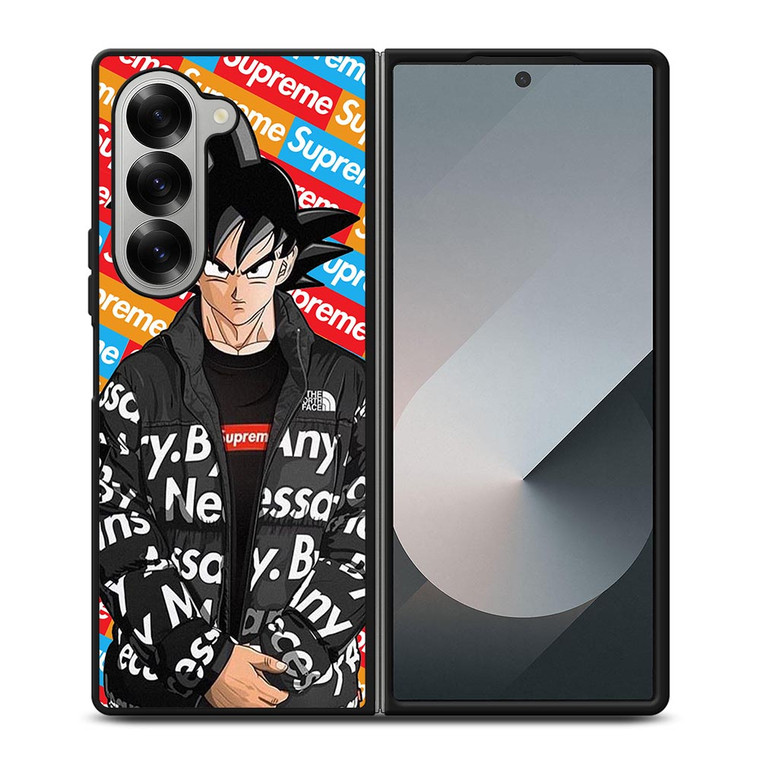 SUPREME GOKU THE NORT FACE Samsung Galaxy Z Fold 6 Case Cover