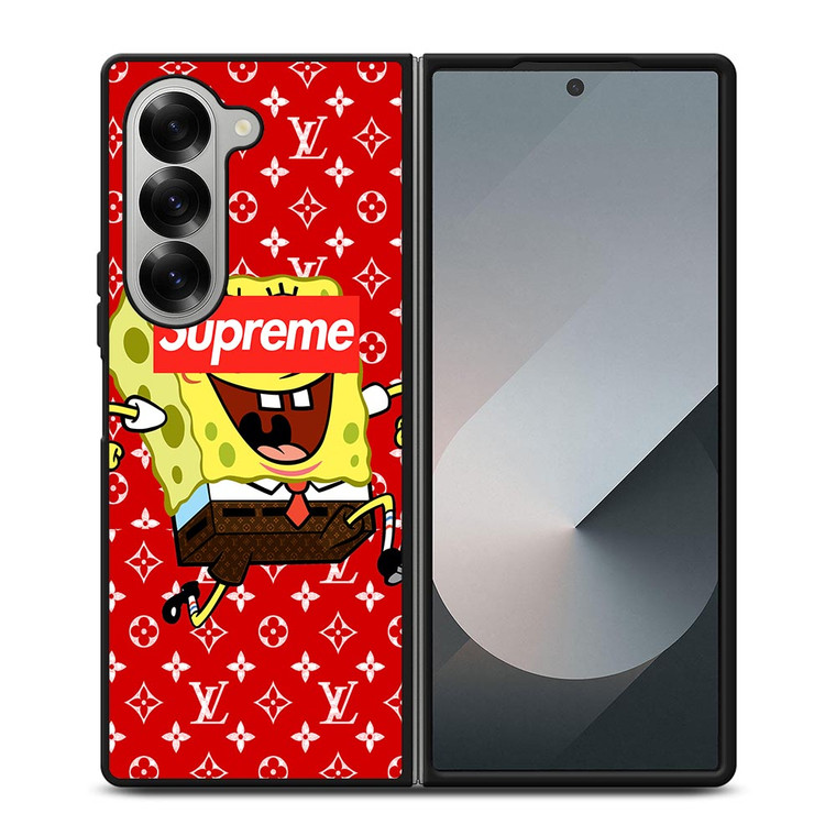 SUPREME SPONGEBOB Samsung Galaxy Z Fold 6 Case Cover