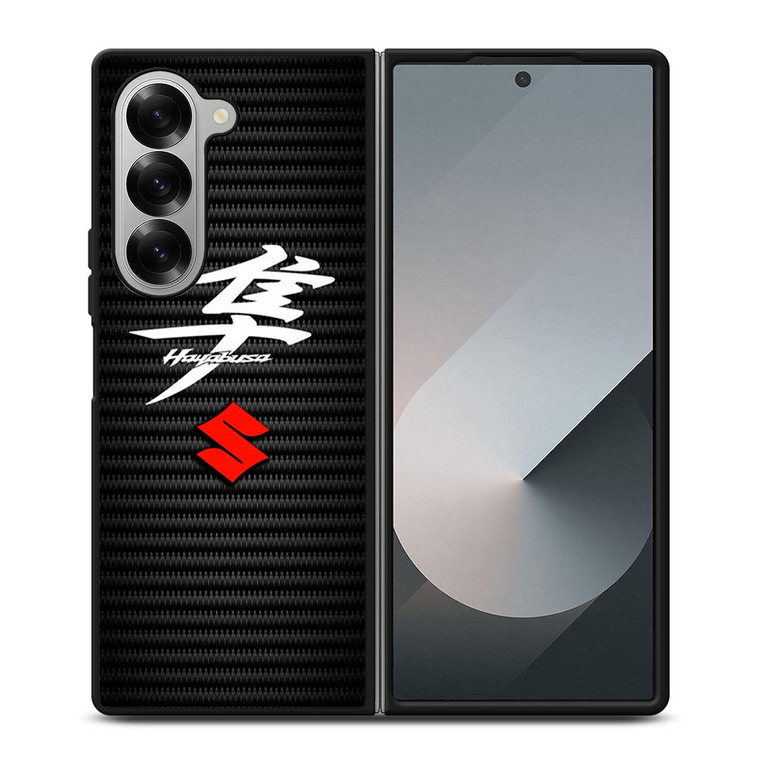 SUZUKI HAYABUSA CARBON LOGO Samsung Galaxy Z Fold 6 Case Cover SUZUKI HAYABUSA CARBON LOGO Samsung Galaxy Z Fold 6 Case Cover