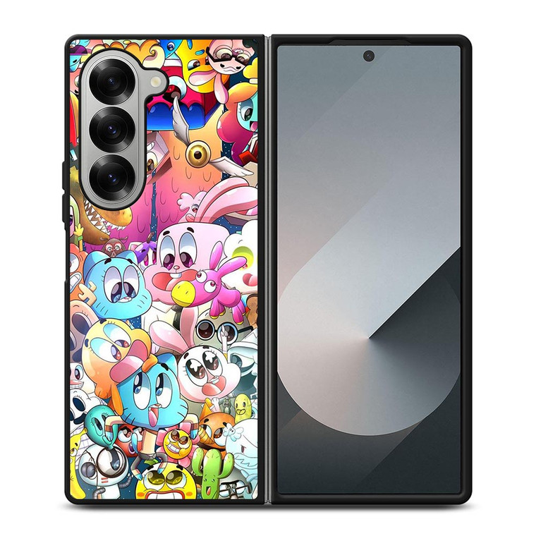 THE AMAZING WORLD OF GUMBALL COLLAGE Samsung Galaxy Z Fold 6 Case Cover