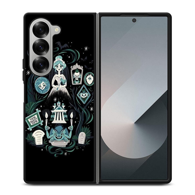 THE HAUNTED MANSION CLIPART Samsung Galaxy Z Fold 6 Case Cover