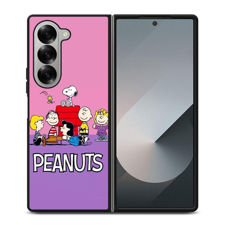 THE PEANUTS SNOOPY AND FRIEND Samsung Galaxy Z Fold 6 Case Cover