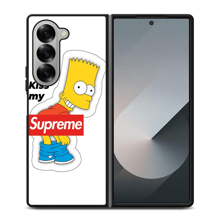 THE SIMPSONS KISS MY SUPREME Samsung Galaxy Z Fold 6 Case Cover