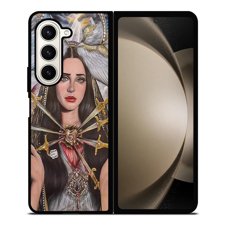 LANA DEL REY ART Samsung Galaxy Z Fold 5 Case Cover