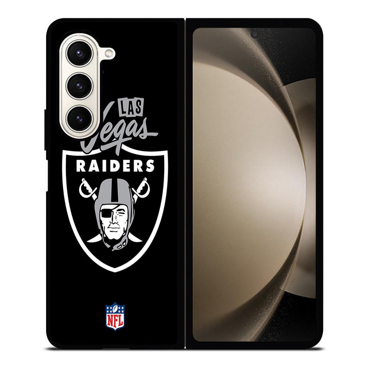 LAS VEGAS RAIDERS NFL LOGO Samsung Galaxy Z Fold 5 Case Cover