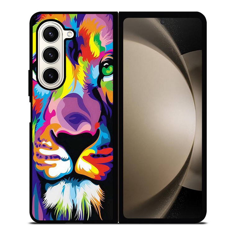 LISA FRANK LION Samsung Galaxy Z Fold 5 Case Cover