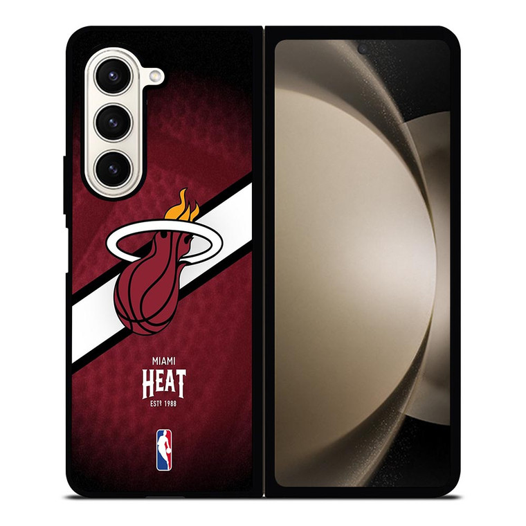 LOGO MIAMI HEAT NBA Samsung Galaxy Z Fold 5 Case Cover