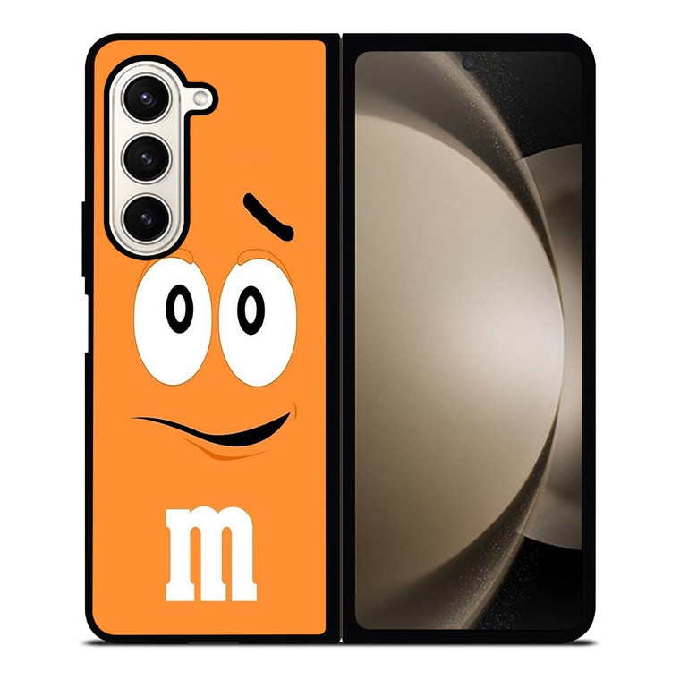 M&M ORANGE Samsung Galaxy Z Fold 5 Case Cover