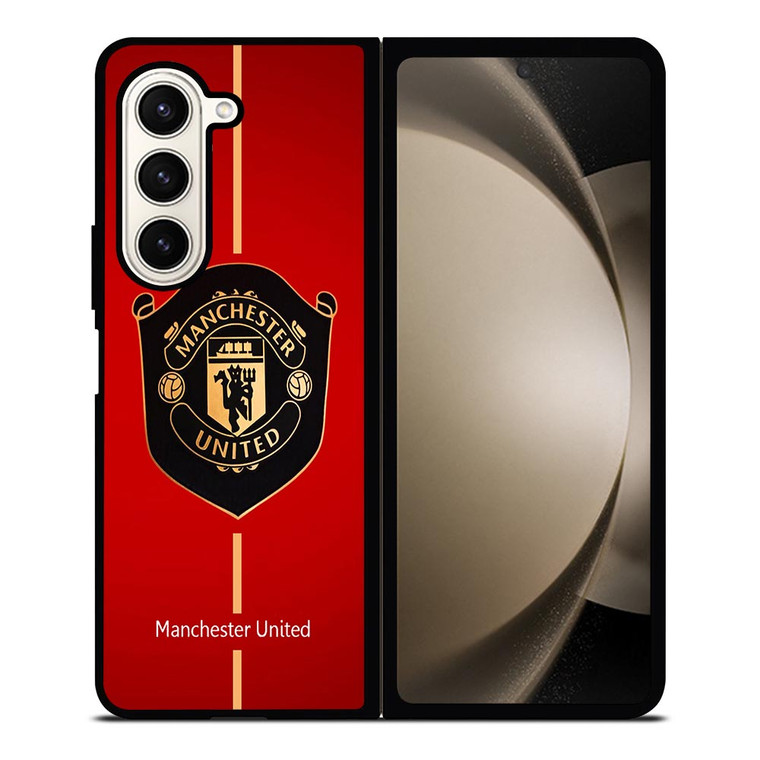 MANCHESTER UNITED MU SOCCER LOGO Samsung Galaxy Z Fold 5 Case Cover
