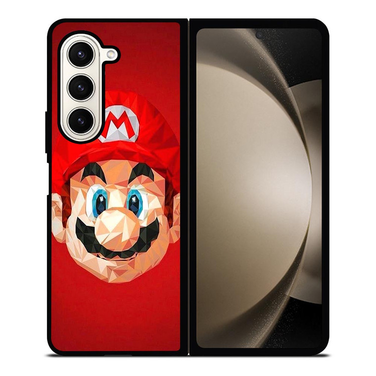 MARIO BROS CLIPART HEAD Samsung Galaxy Z Fold 5 Case Cover