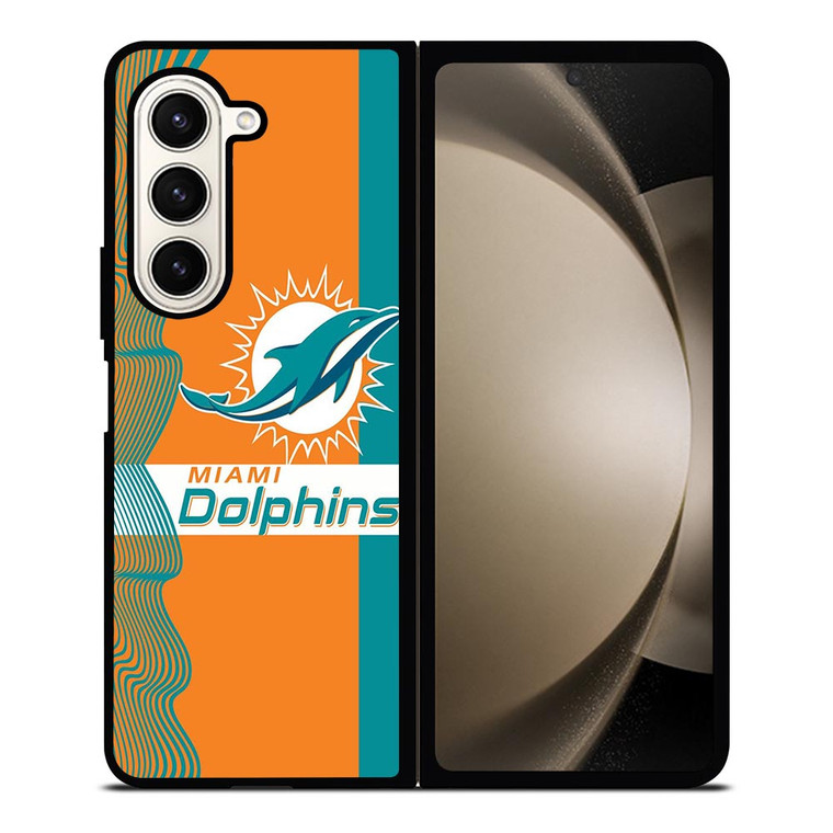 MIAMI DOLPHINS WALPPAPER NFL Samsung Galaxy Z Fold 5 Case Cover