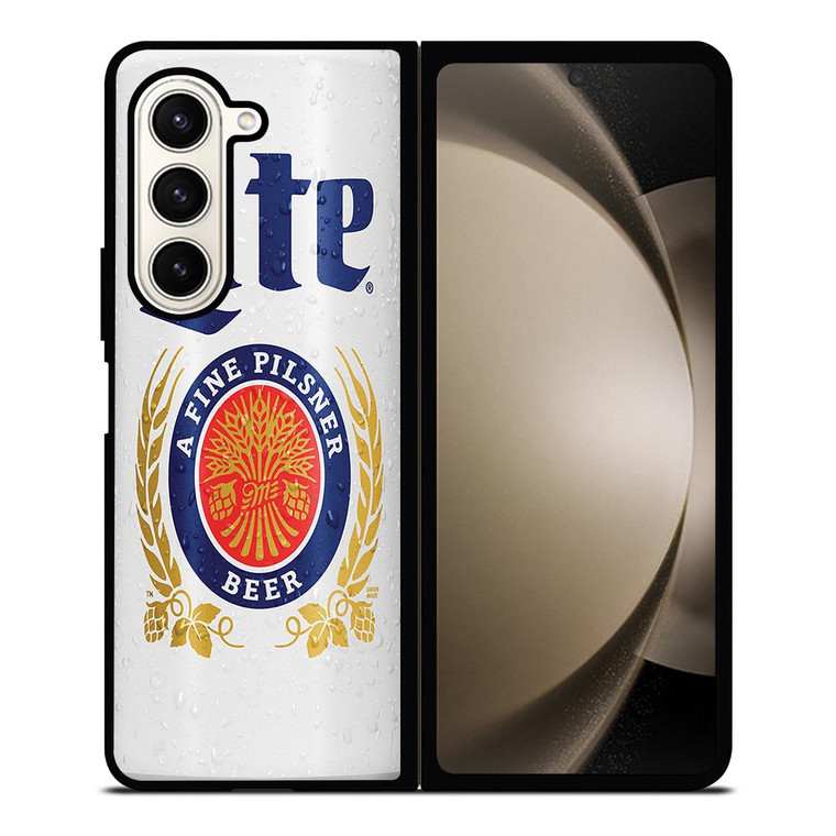 MILLER LITE BEER  Samsung Galaxy Z Fold 5 Case Cover