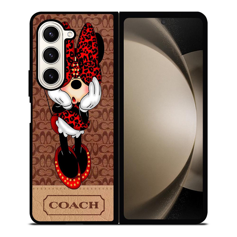 MINNIE MOUSE COACH Samsung Galaxy Z Fold 5 Case Cover