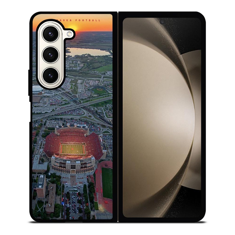 NEBRASKA HUSKERS CITY STADIUM Samsung Galaxy Z Fold 5 Case Cover