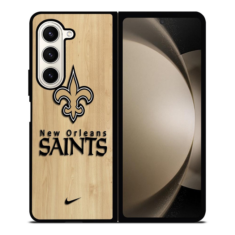 NEW ORLEANS SAINTS NIKE WOOD Samsung Galaxy Z Fold 5 Case Cover