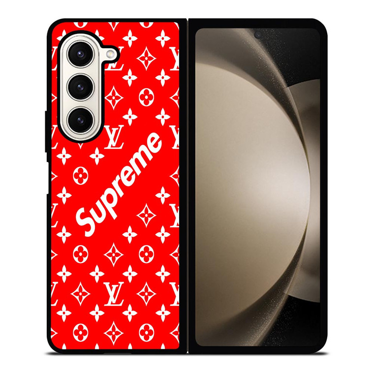 NEW SUPREME RED PATTERN Samsung Galaxy Z Fold 5 Case Cover NEW SUPREME RED PATTERN Samsung Galaxy Z Fold 5 Case Cover