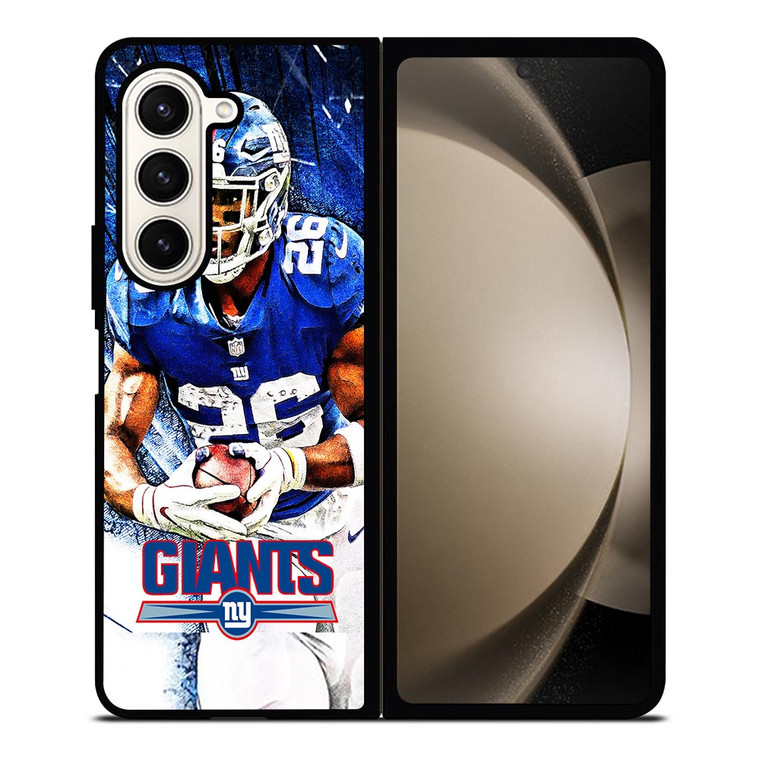 NEW YORK GIANTS NY SAQUON BARKLEY NFL Samsung Galaxy Z Fold 5 Case Cover