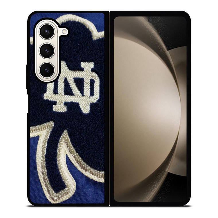 NOTRE DAME BLUE SHAMROCK LOGO Samsung Galaxy Z Fold 5 Case Cover