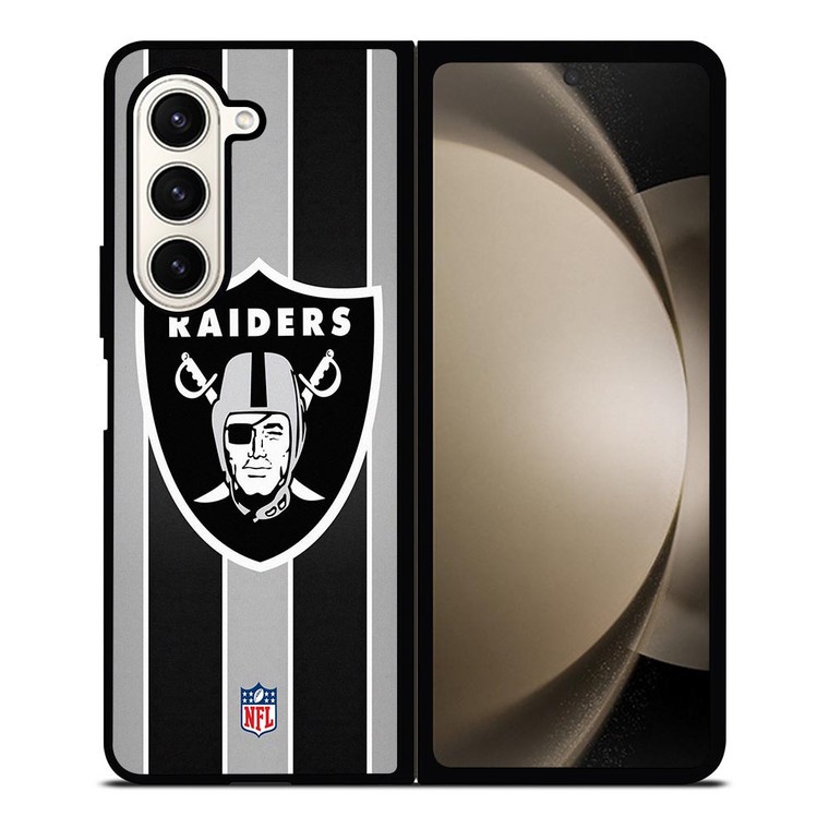 OAKLAND RAIDERS STRIPE LOGO Samsung Galaxy Z Fold 5 Case Cover OAKLAND RAIDERS STRIPE LOGO Samsung Galaxy Z Fold 5 Case Cover