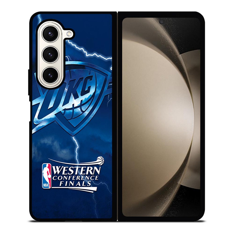 OKLAHOMA CITY THUNDER BASKETBALL Samsung Galaxy Z Fold 5 Case Cover
