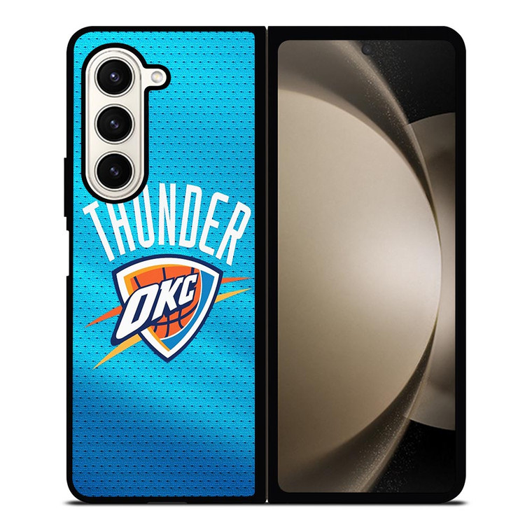 OKLAHOMA CITY THUNDER OKC SYMBOL Samsung Galaxy Z Fold 5 Case Cover