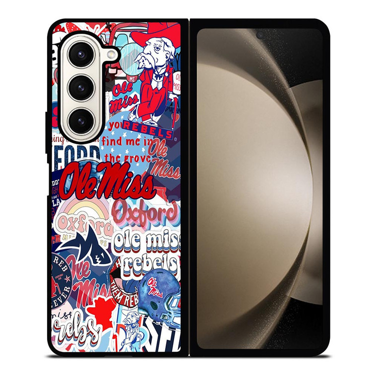 OLE MISS BASEBALL COLLAGE Samsung Galaxy Z Fold 5 Case Cover
