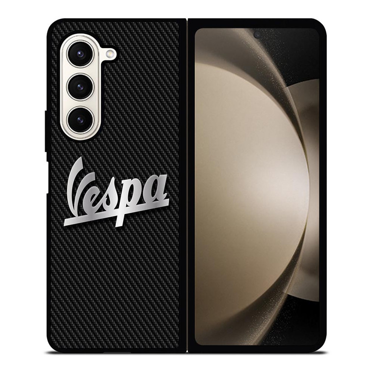 PIAGGIO VESPA METAL CARBON LOGO Samsung Galaxy Z Fold 5 Case Cover