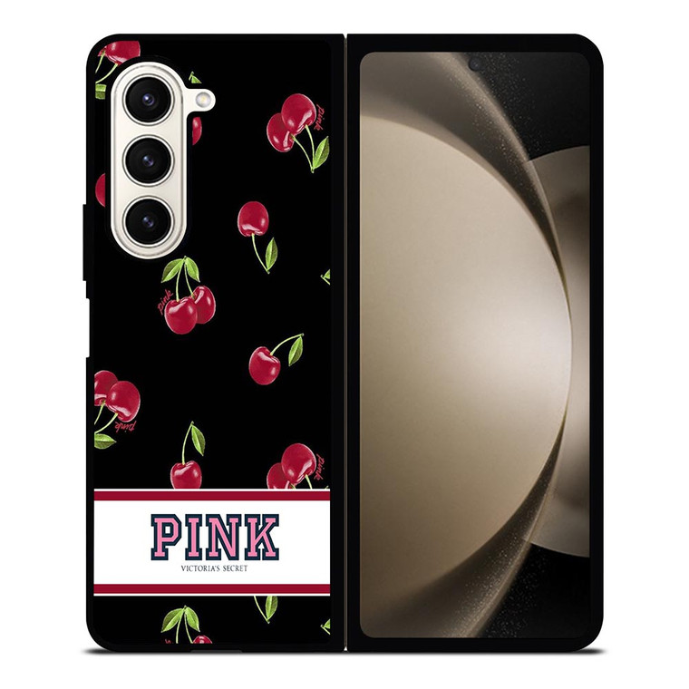 PINK VICTORIA'S SECRET CHERRY Samsung Galaxy Z Fold 5 Case Cover PINK VICTORIA'S SECRET CHERRY Samsung Galaxy Z Fold 5 Case Cover
