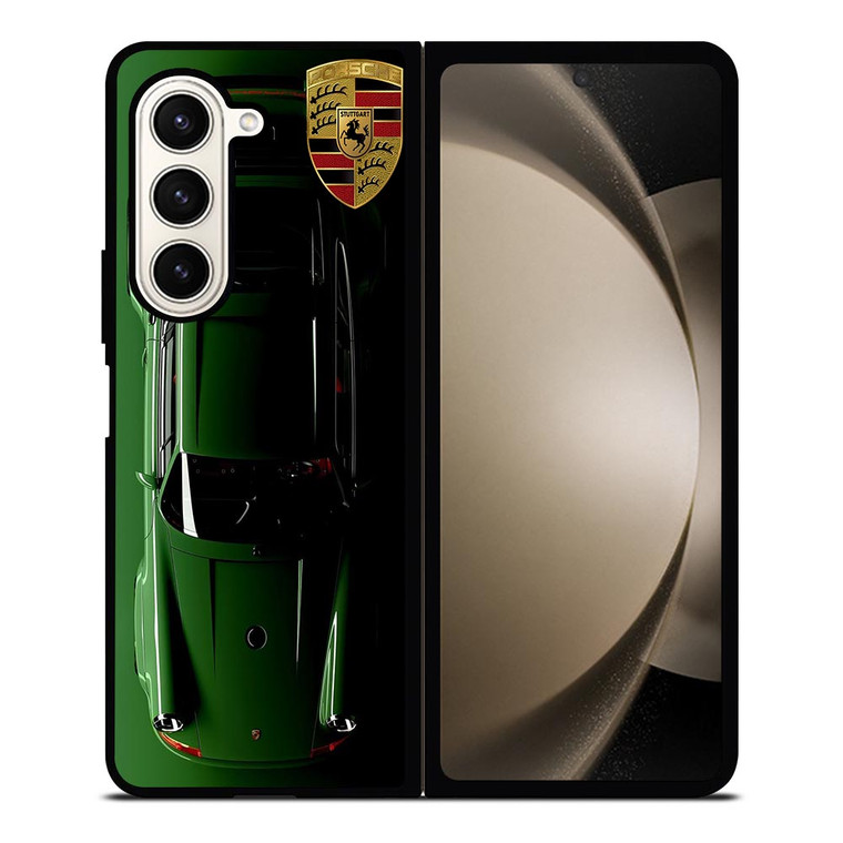 PORSCHE CAR GREEN Samsung Galaxy Z Fold 5 Case Cover
