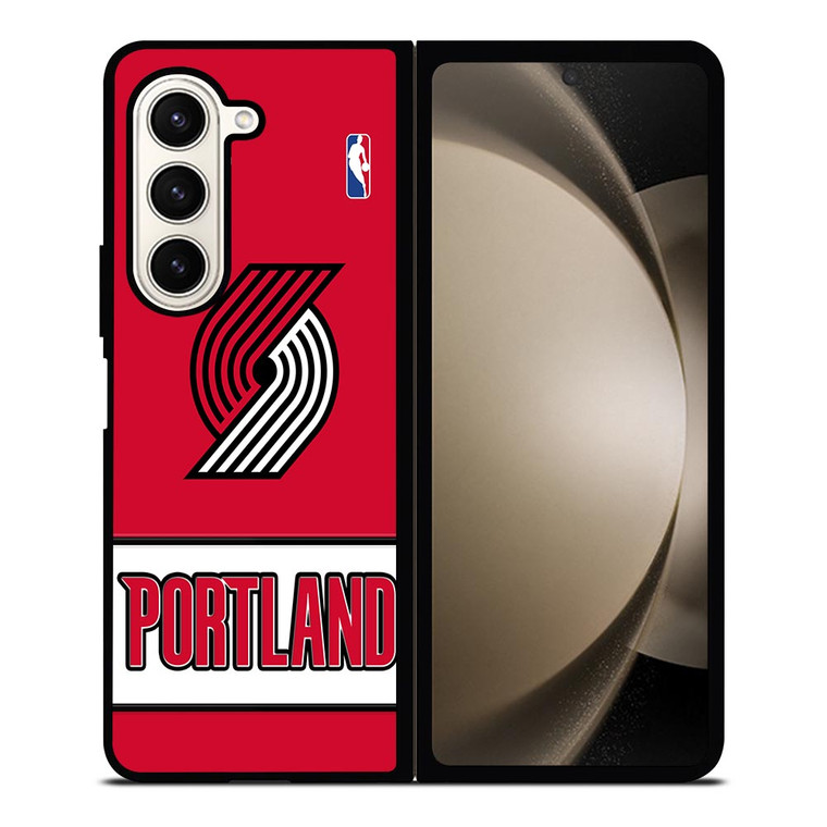 PORTLAND BLAZERS NIKE NBA Samsung Galaxy Z Fold 5 Case Cover