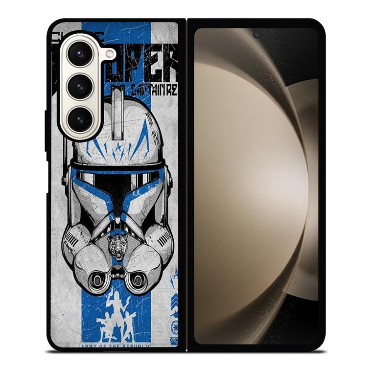 POSTER CLONE WARS STAR Samsung Galaxy Z Fold 5 Case Cover