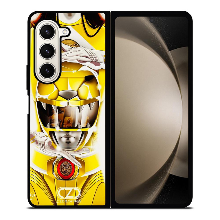 POWER RANGERS YELLOW Samsung Galaxy Z Fold 5 Case Cover POWER RANGERS YELLOW Samsung Galaxy Z Fold 5 Case Cover