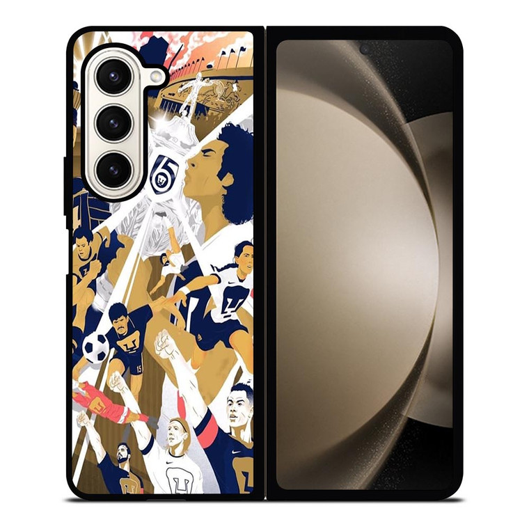 PUMAS UNAM MEXICO WALL Samsung Galaxy Z Fold 5 Case Cover PUMAS UNAM MEXICO WALL Samsung Galaxy Z Fold 5 Case Cover