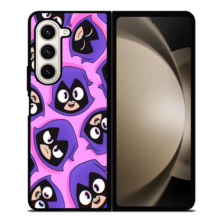 RAVEN TEEN TITANS GO PATTERN Samsung Galaxy Z Fold 5 Case Cover