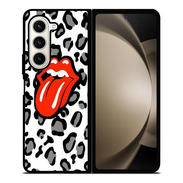ROLLING STONES LEOPARD  Samsung Galaxy Z Fold 5 Case Cover