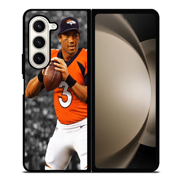 RUSSEL WILSON DENVER BRONCOS NFL Samsung Galaxy Z Fold 5 Case Cover RUSSEL WILSON DENVER BRONCOS NFL Samsung Galaxy Z Fold 5 Case Cover