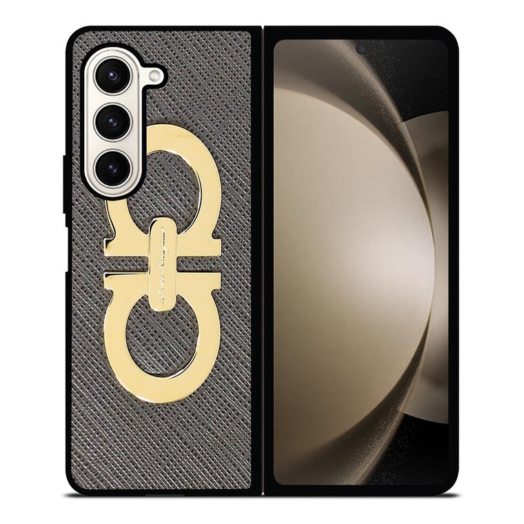 SALVATORE FERRAGAMO LOGO Samsung Galaxy Z Fold 5 Case Cover SALVATORE FERRAGAMO LOGO Samsung Galaxy Z Fold 5 Case Cover